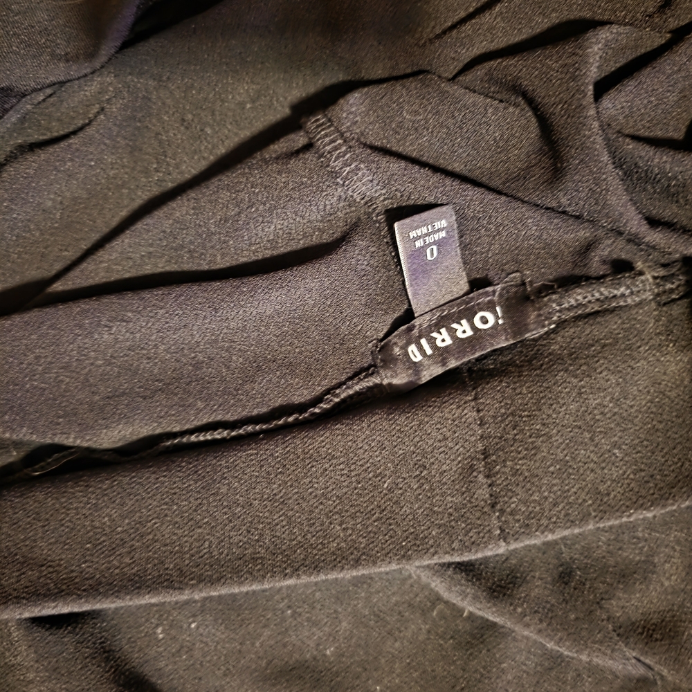 Black Draped Tulip Midi Skirt - Women - Picture 3 of 3